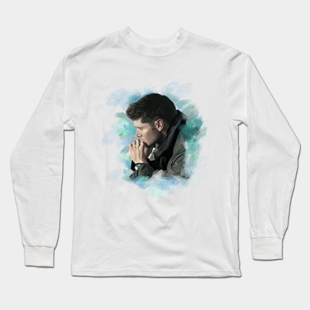 The Contemplations of Dean Long Sleeve T-Shirt by ChloeRose